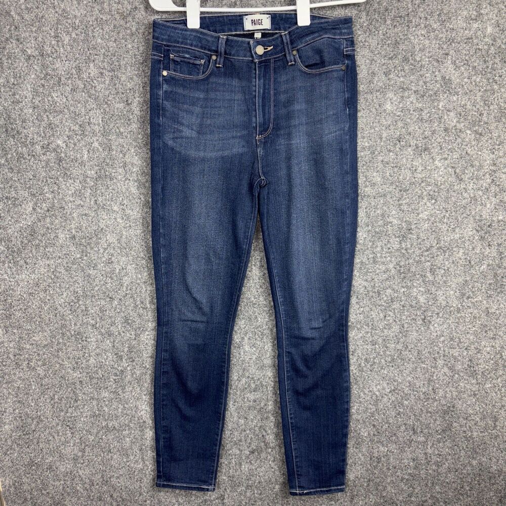 Paige Hoxton Ankle Jeans Womens Size 30 Blue